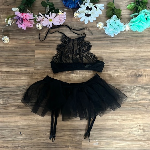 escante Other - Lace Tutu Garter Halter & Top Set